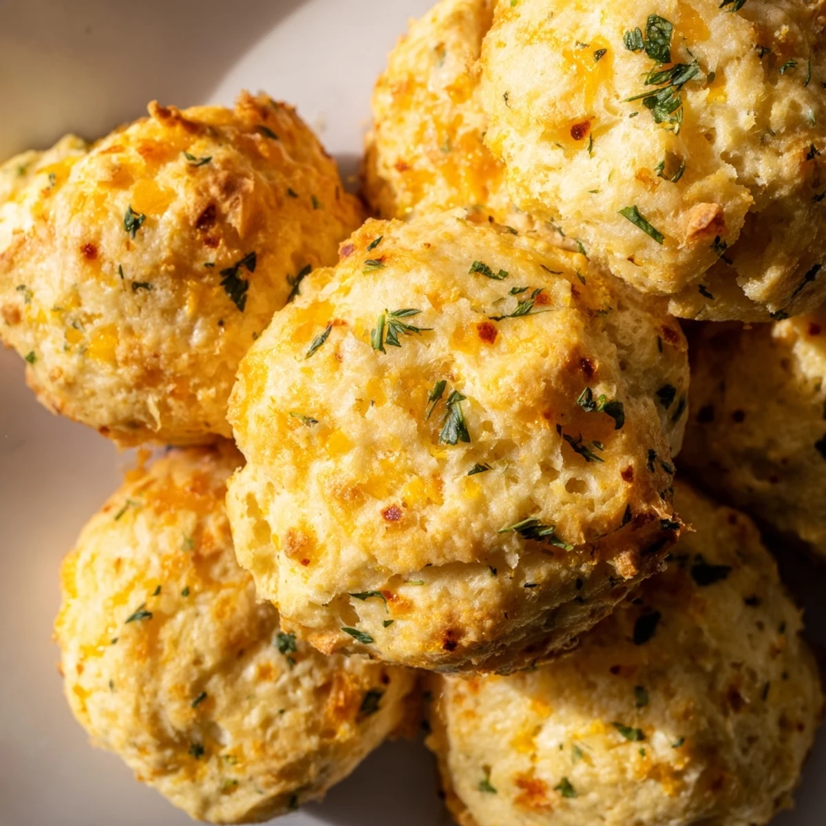 Deliciously baked Chili Garlic Cheese Biscuit Donuts, perfect for a cozy brunch treat.