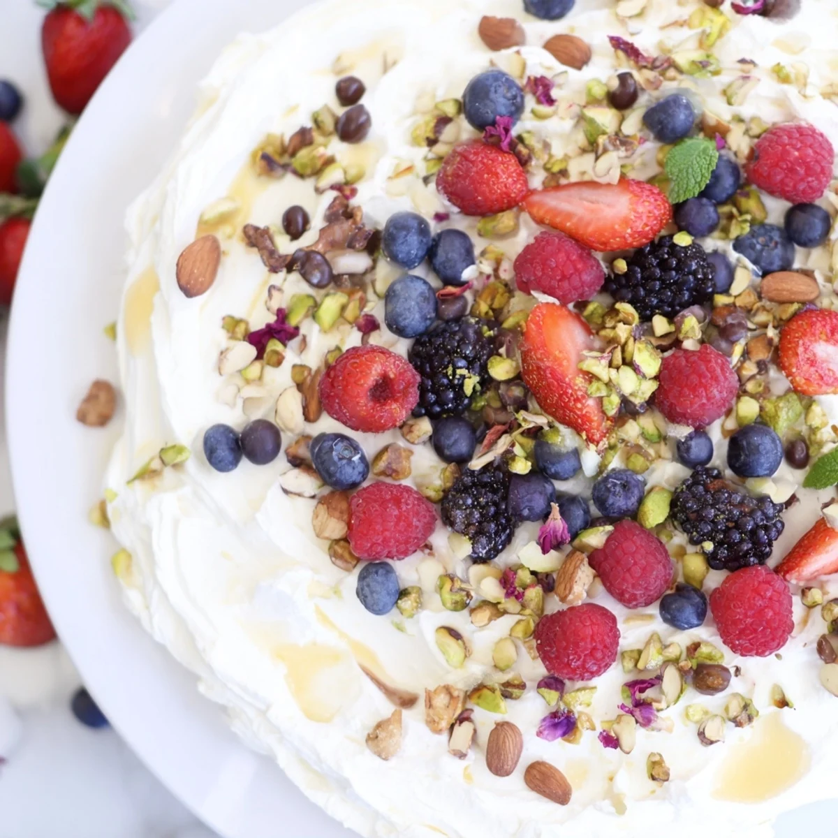 Creamy Butter Board Dessert Version served with toasted baguette for a delightful treat.  
