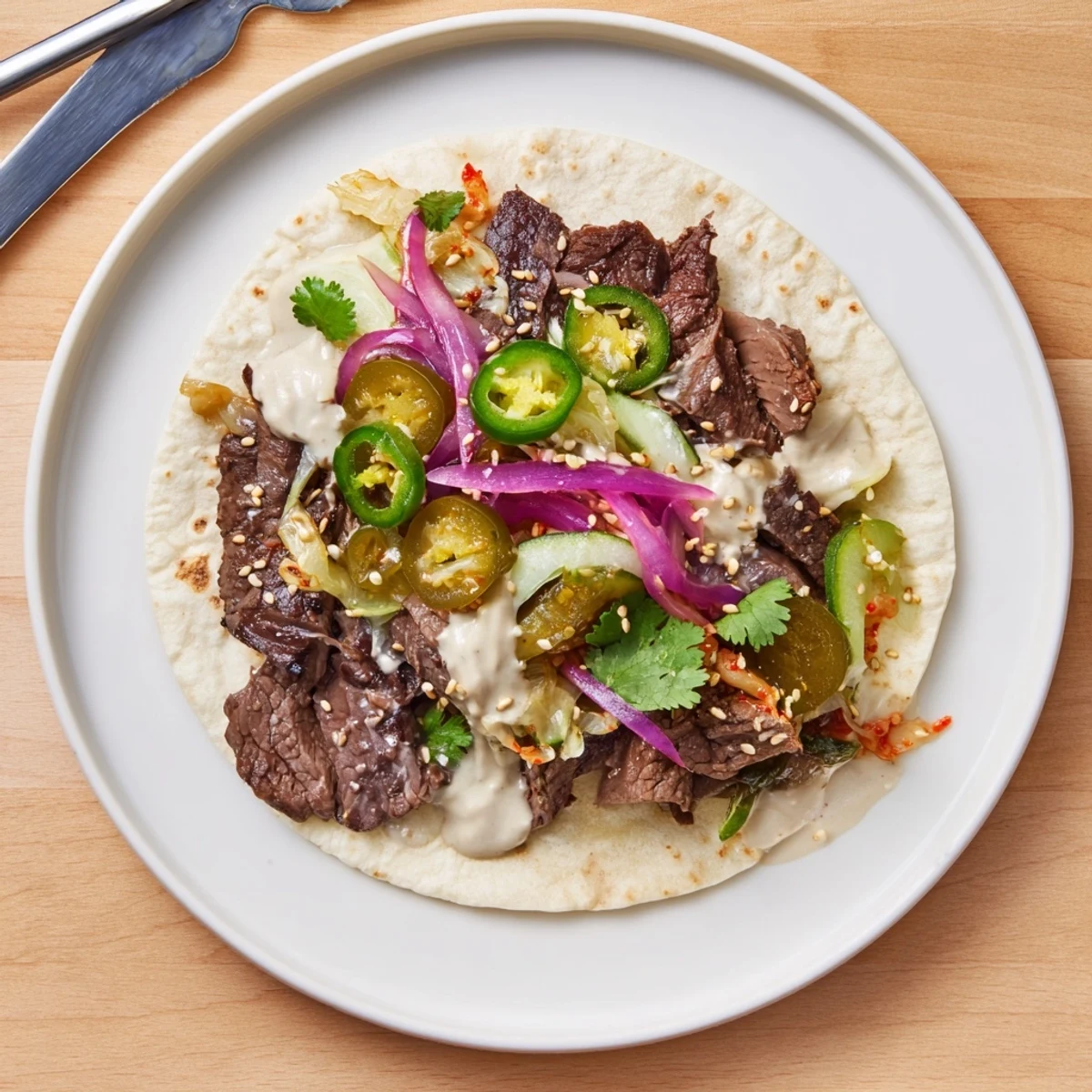 Flavorful Global Street-Food Fusion Bowls featuring marinated protein and colorful toppings.  