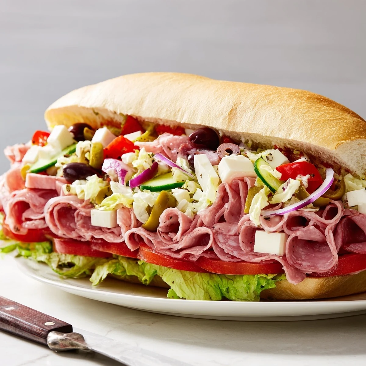 Delicious Flavor Mash-Up Sandwiches bursting with Italian-inspired ingredients for a hearty lunch.  