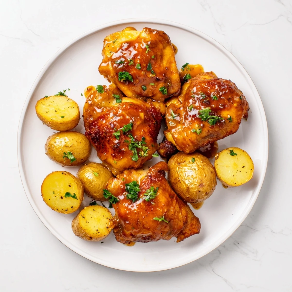 Honey Mustard Chicken Potatoes