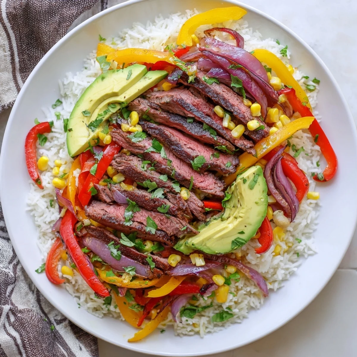 BBQ Steak Fajita Bowl
