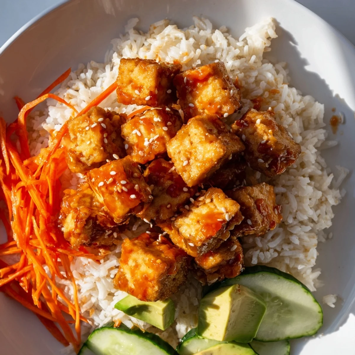 Chili-Mayo Baked Tofu