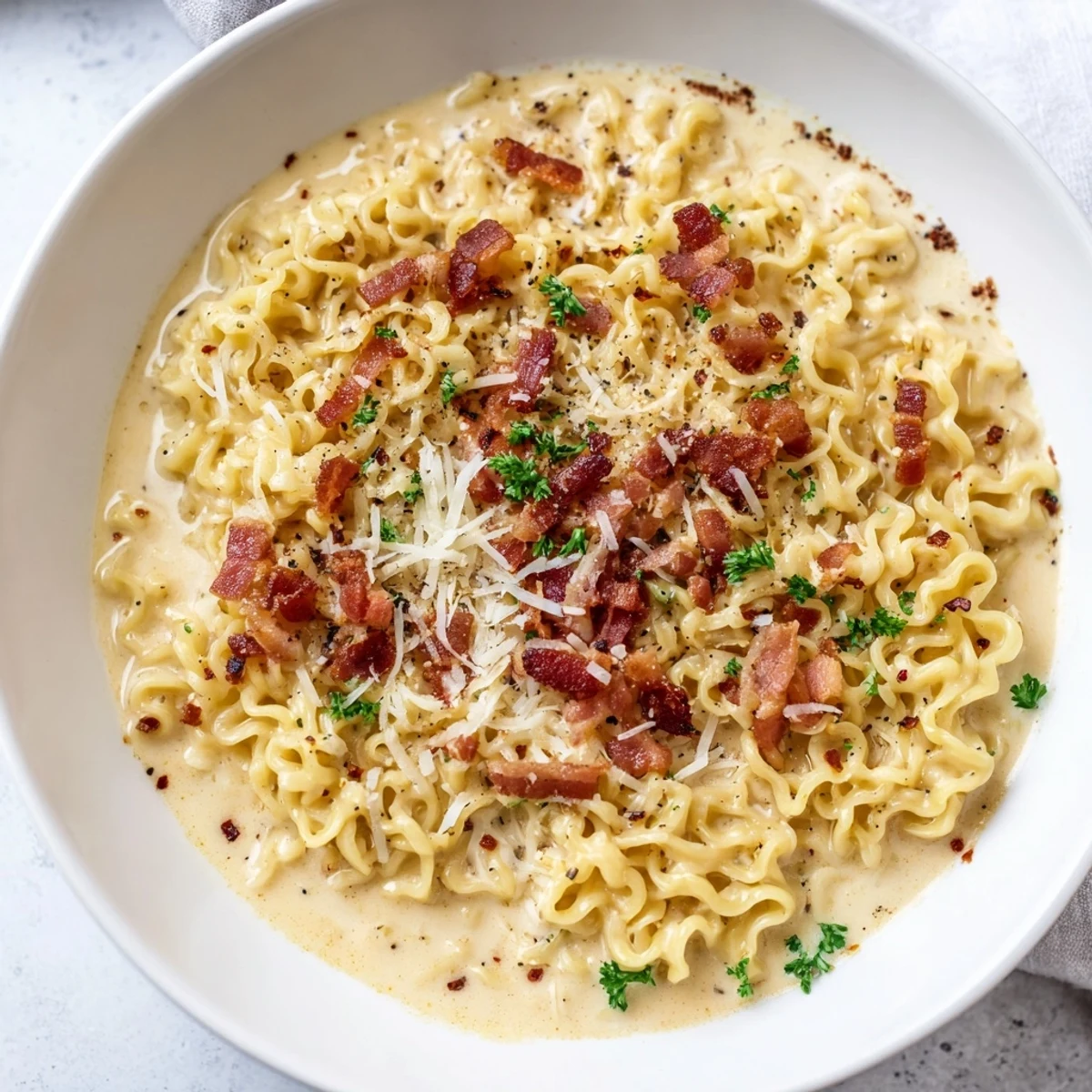 Instant Pot Carbonara Ramen