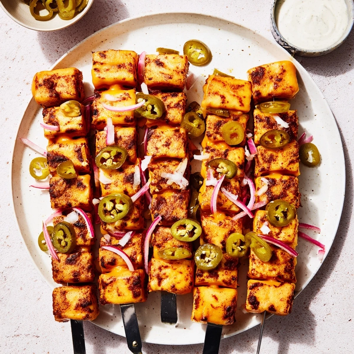 Spicy Pickle Grilled Cheese