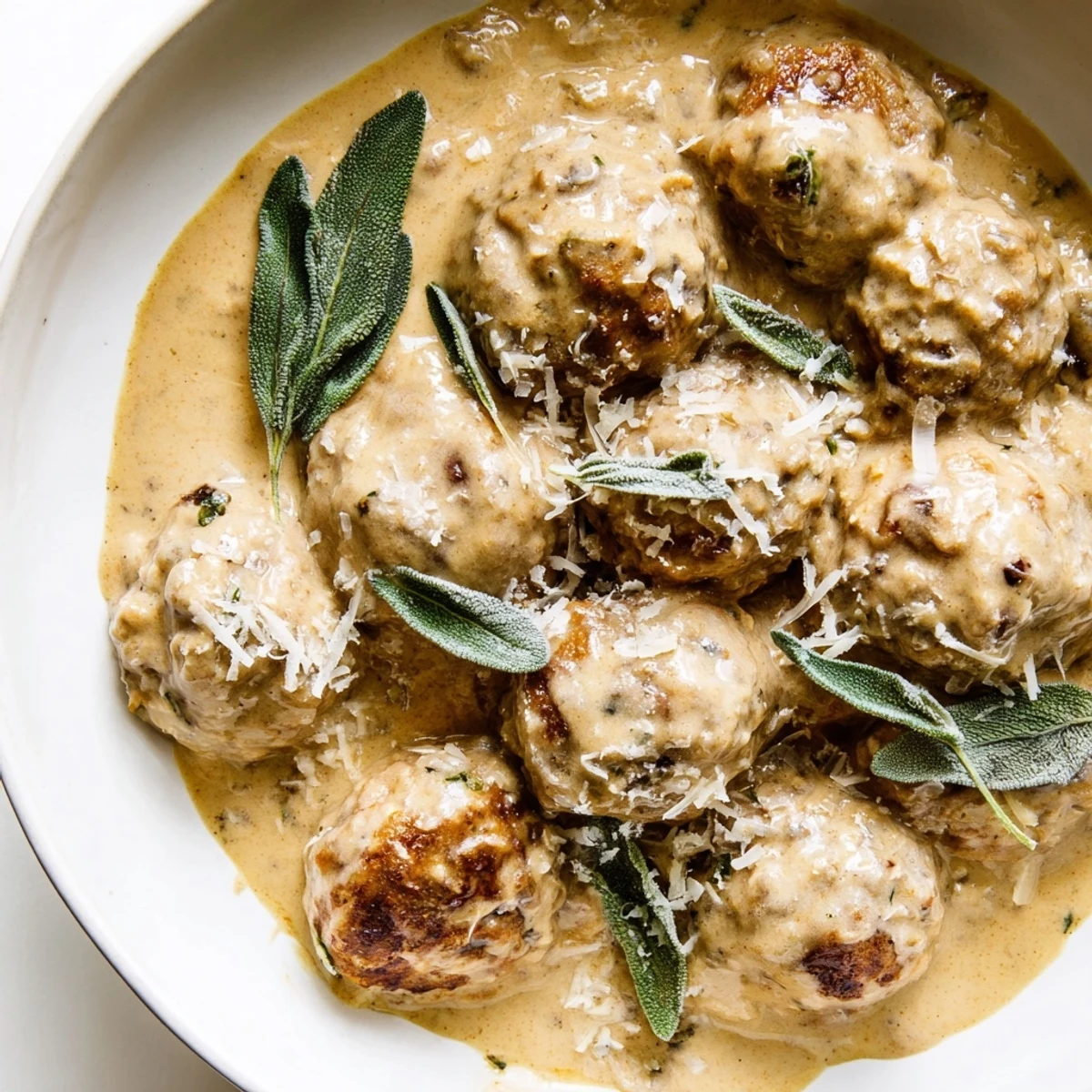 Easy Turkey Meatballs Pumpkin Sage