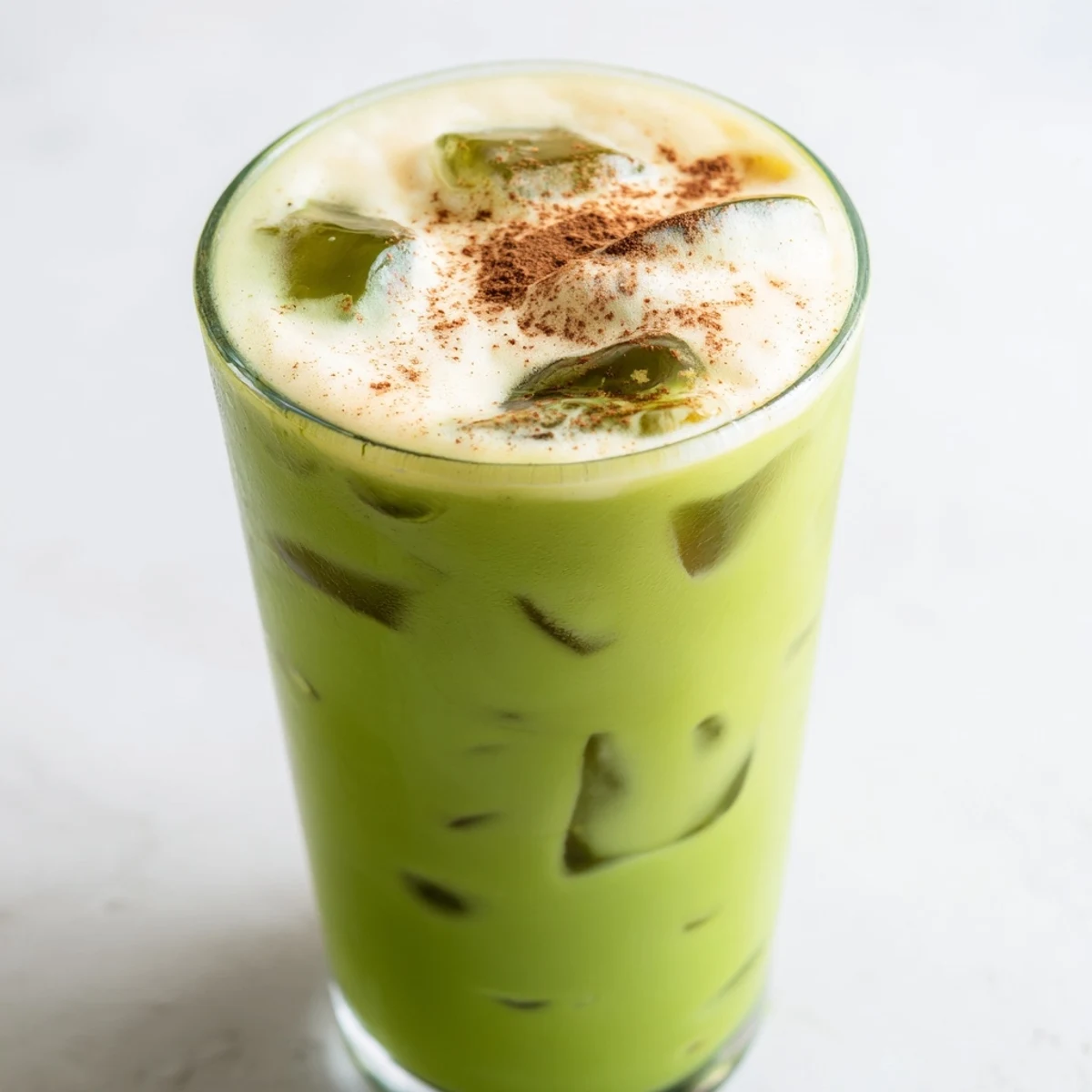 Cinnamon Roll Iced Matcha