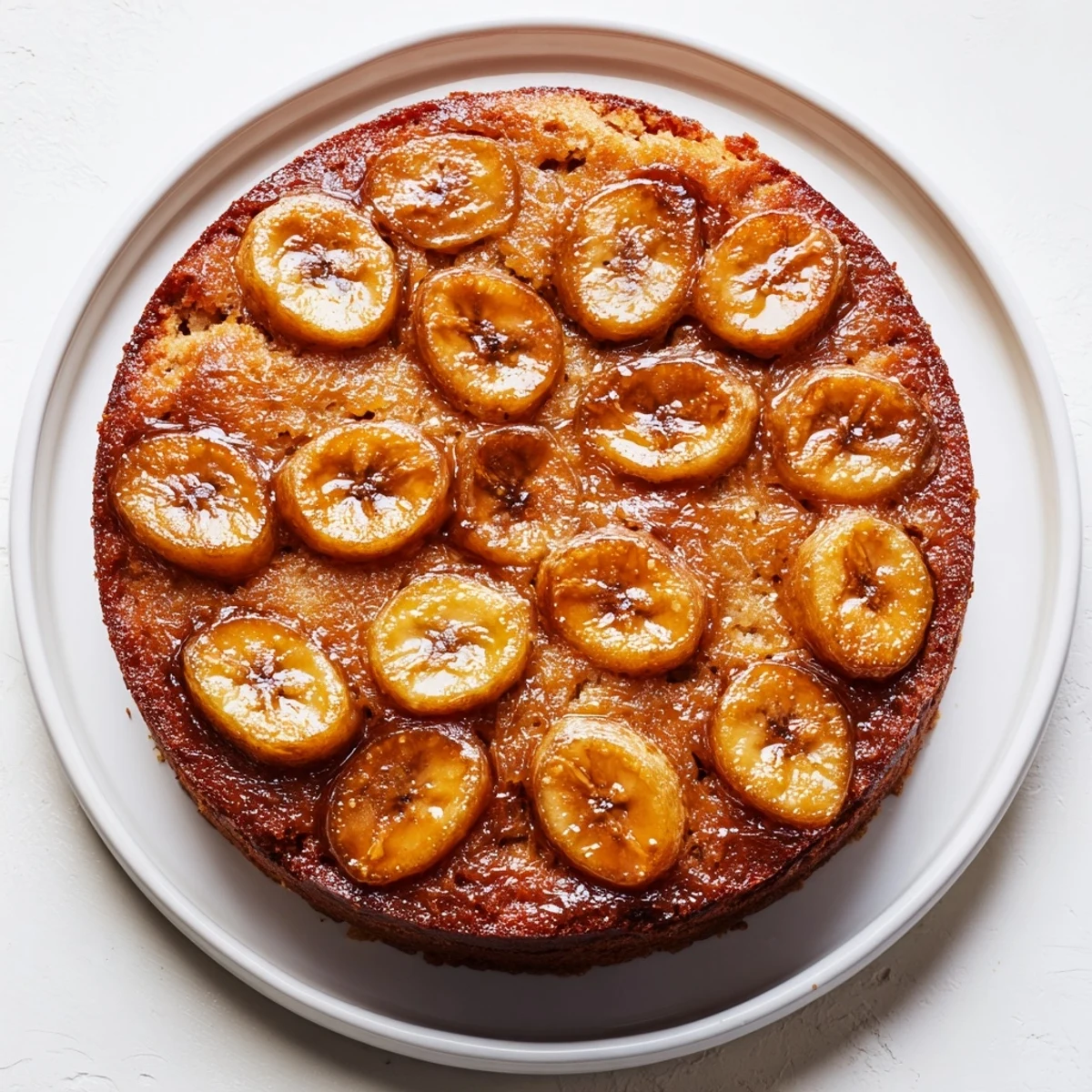 Freshly baked banana bread cake with a moist crumb, perfect for dessert or a treat.