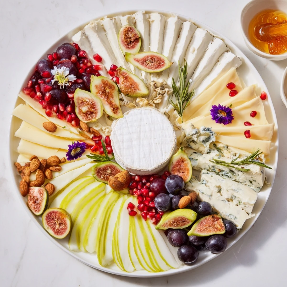 This Star of Bethlehem Cheese Platter offers an array of textures and flavors for a special occasion.