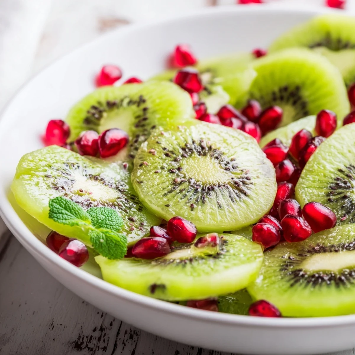 Kiwi Pomegranate Christmas Wreath