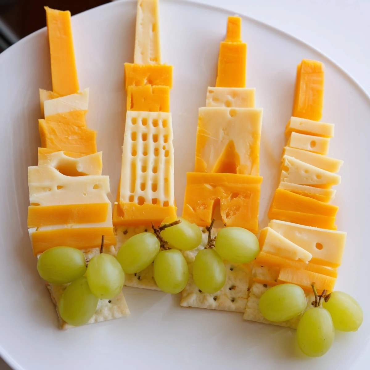 Skyline Silhouette Cheese Platter