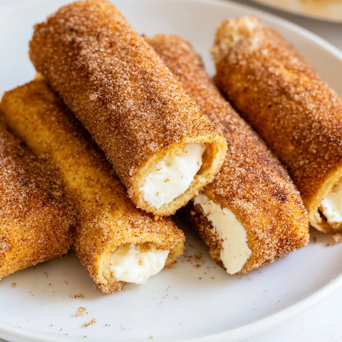 Golden, cinnamon-dusted Easy French Toast Roll-Ups, perfect for a quick and comforting breakfast or brunch.