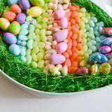 Egg-Shaped Candy Platter