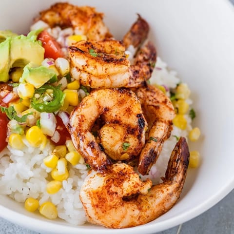 Easy Grilled Shrimp Bowl