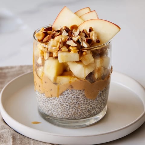 Apple Chia Pudding Peanut Butter