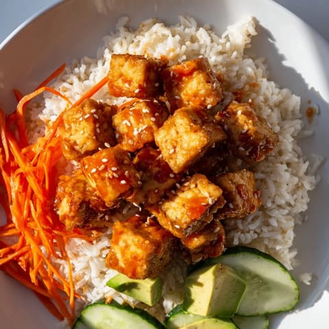 Chili-Mayo Baked Tofu