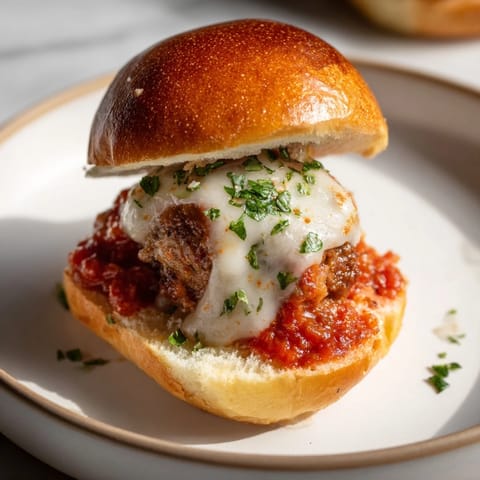 Easy Christmas Meatball Sliders