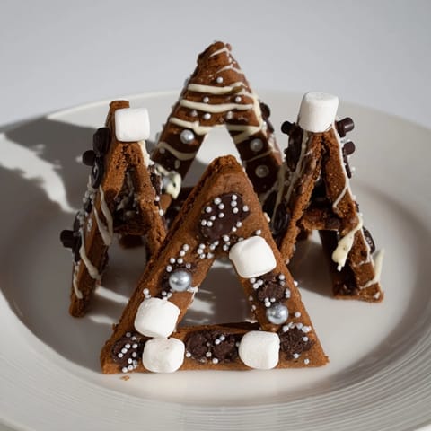 This beautifully decorated gingerbread house frame includes colorful candies to make your holiday table sparkle.