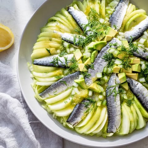 Cucumber and Tinned Fish Salad