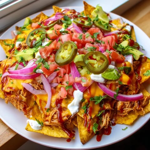 Loaded Nachos with Pulled Pork