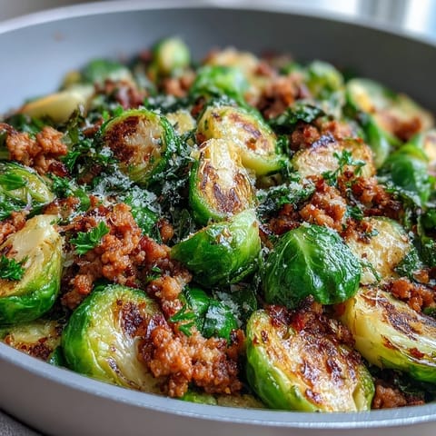 Fresh lemon juice brightens this one-pan dinner, garnished with parsley and Parmesan cheese.