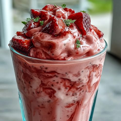 Strawberry Banana Protein Smoothie