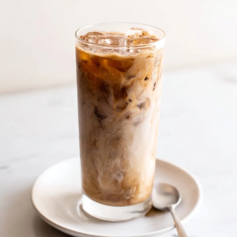 Enjoy a rich Tahini Iced Coffee, a deliciously smooth vegan beverage for warm days.