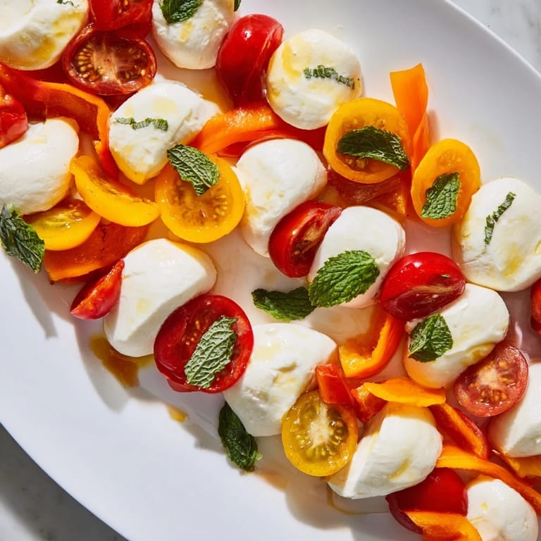 Beautifully striped peppermint celebration platter: close-up showing fresh berries, cheeses, and inviting crackers.