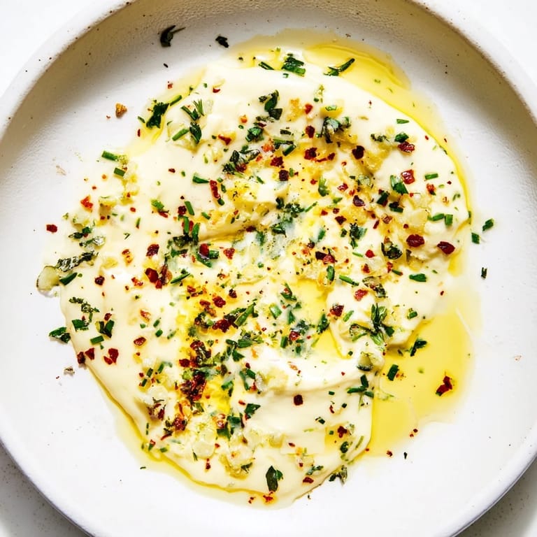 A serving of Cowboy Butter Sauce, showcasing its rich, buttery texture and perfect for dipping crusty bread.