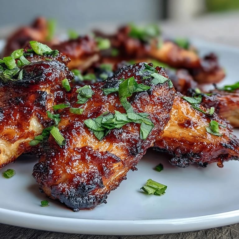Sticky Guava BBQ Glazed Chicken Wings are served hot on a platter with lime wedges, perfect for game day snacking.